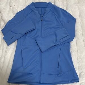 Blue Zip-Up Jacket
